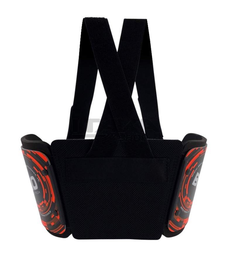 Gilet De Protection Pour Karting Enfant - Protège-poitrine Et Côtes - Taille Réglable, Léger Et Respirant - Rouge