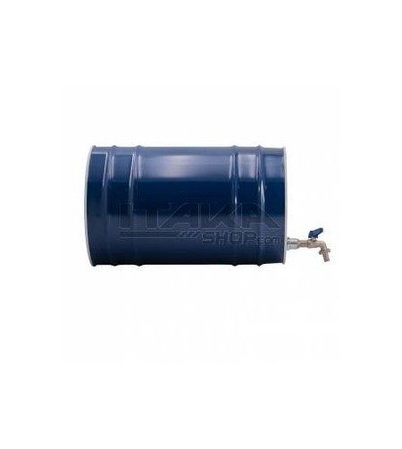 JERRICAN ESSENCE METALLIQUE ROND 30L AVEC ROBINET