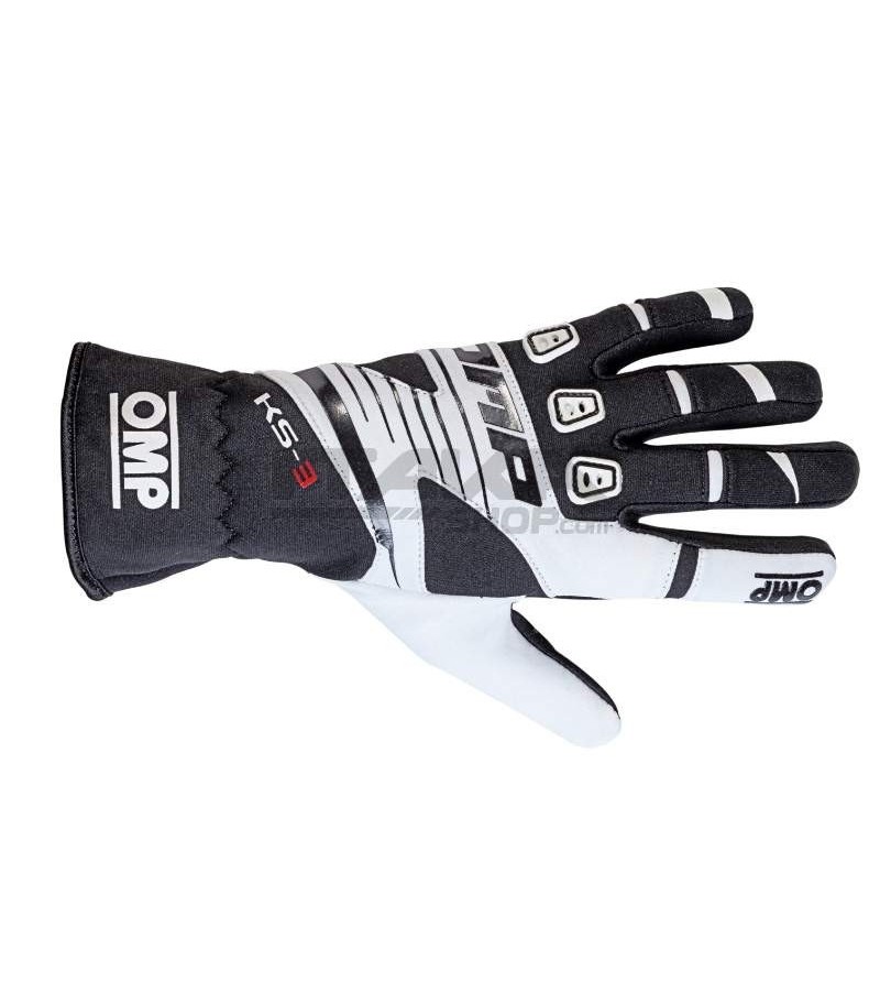GANTS OMP KS-3 BLANC